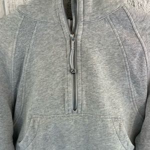 Scuba Oversized Half Zip Hoodie
